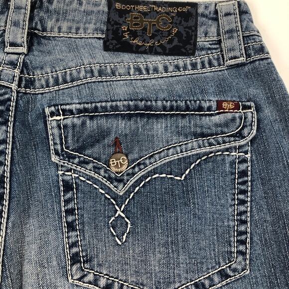 Bootheel Cropped Capri Jeans Size 32 - Picture 4 of 7